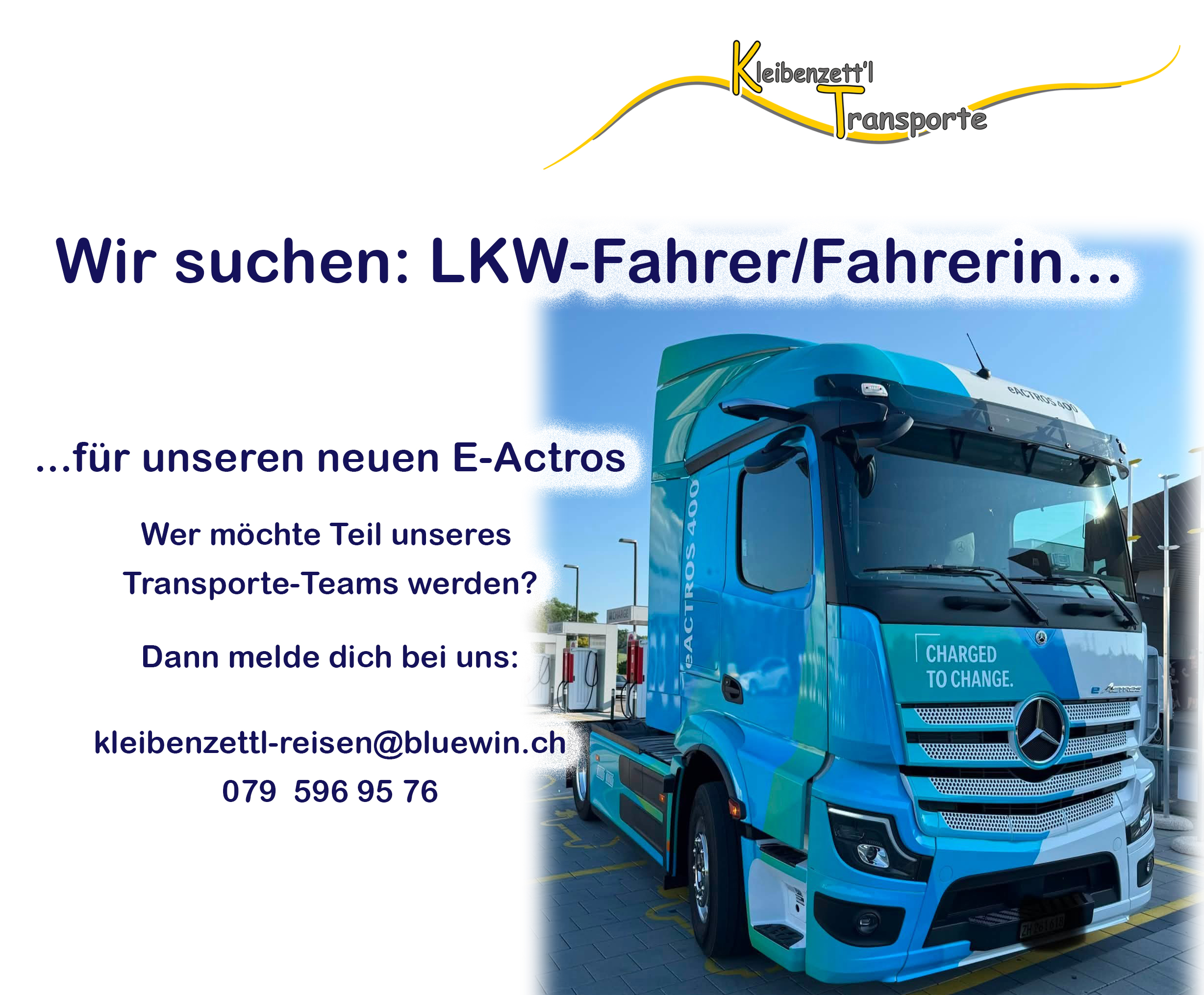 Stellenausschreibung Chauffeur